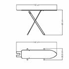 Mesa De Passar Top Tramontina Em Madeira Revestimento Térmico