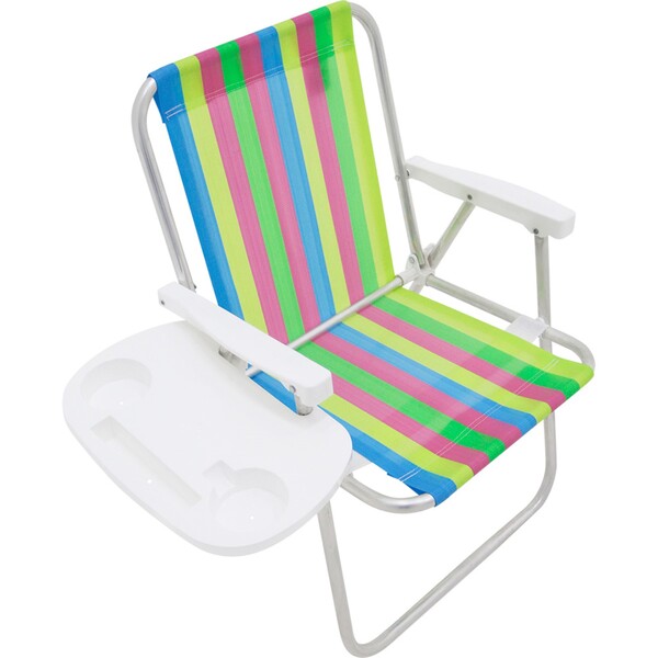 Mesa de Plástico Lateral 3,5x23x37cm Branco Bel