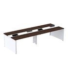 Mesa De Plataforma Dupla Para 4 Pessoas Corporativa 110x140/4