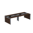 Mesa De Plataforma Dupla Para 4 Pessoas Corporativa 130x140/4