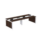 Mesa De Plataforma Dupla Para 4 Pessoas Corporativa 150x140/4