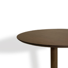 Mesa De Quarto Lateral Monopé De Madeira 50 Cm - Castanho