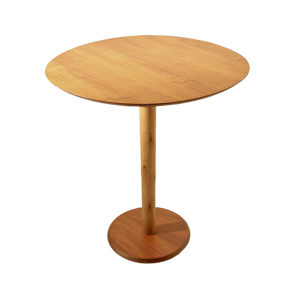 Mesa De Quarto Lateral Monopé De Madeira 50 Cm - Mel