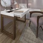 Mesa De Quarto Utah Branco Nogal