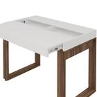 Mesa De Quarto Utah Branco Nogal