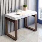 Mesa De Quarto Utah Branco Nogal