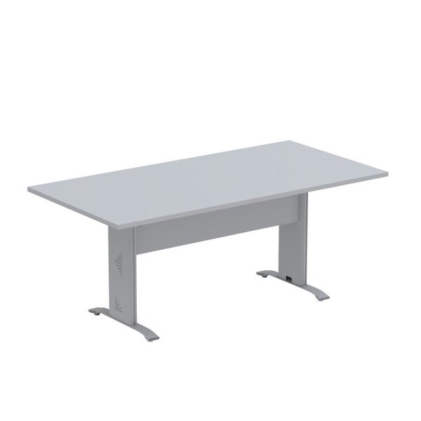 Mesa De Reunião 180x90cm Mr1800at Aretto Cinza
