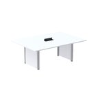 Mesa De Reunião 2000x1200 Mrcpb2012pp Branco/cinza