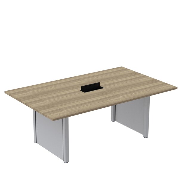 Mesa De Reunião 2000x1200 Mrcpb2012pp Noce Naturalle/cinza