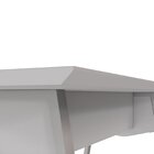 Mesa De Reunião 200cm Para 8 Pessoas Com Tampo Chanfrado Indu