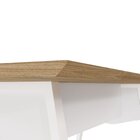 Mesa De Reunião 200cm Para 8 Pessoas Com Tampo Chanfrado Indu