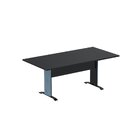 Mesa De Reunião 200x90cm Mr2000at Preto/azul Dali