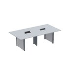 Mesa De Reunião 2400x1200 Mrcpb2412pp Cinza/grafito