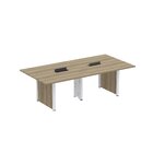 Mesa De Reunião 2400x1200 Mrcpb2412pp Noce Naturalle/branco