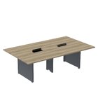 Mesa De Reunião 2400x1200 Mrcpb2412pp Noce Naturalle/grafito