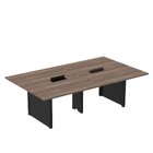 Mesa De Reunião 2400x1200 Mrcpb2412pp Walnut/preto