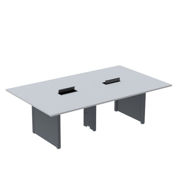 Mesa De Reunião 2400x1400 Mrcpb2414pp Cinza/grafito