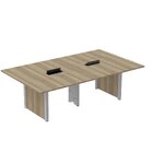 Mesa De Reunião 2400x1400 Mrcpb2414pp Noce Naturalle/cinza