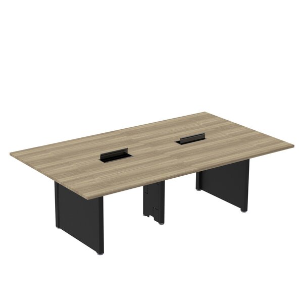 Mesa De Reunião 2400x1400 Mrcpb2414pp Noce Naturalle/preto