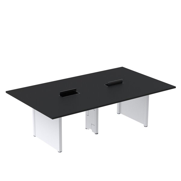 Mesa De Reunião 2400x1400 Mrcpb2414pp Preto/branco