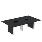 Mesa De Reunião 2400x1400 Mrcpb2414pp Preto/branco
