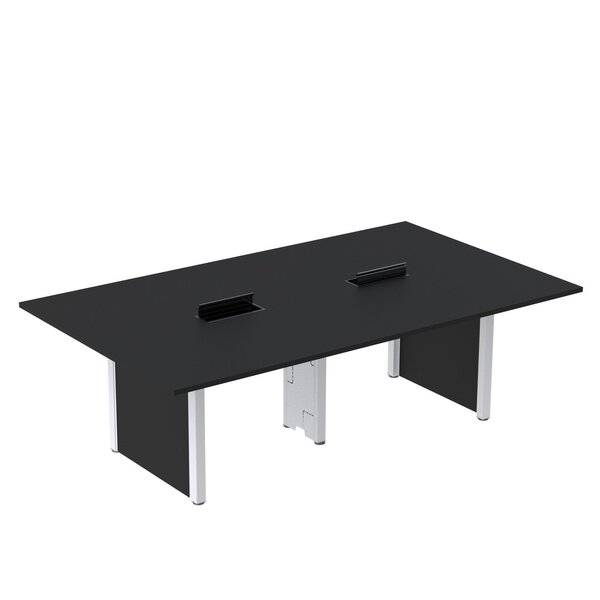 Mesa De Reunião 2400x1400 Mrcpb2414pp Preto/branco
