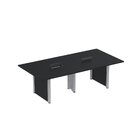 Mesa De Reunião 2400x1400 Mrcpb2414pp Preto/cinza