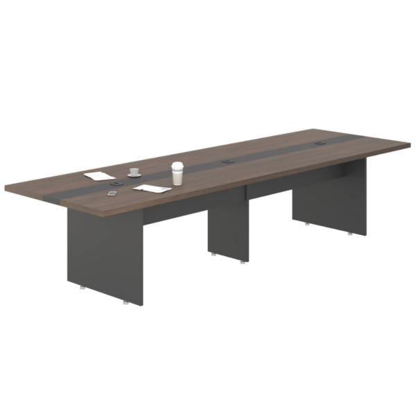 Mesa De Reunião 3,60 Plot Freijo Preto