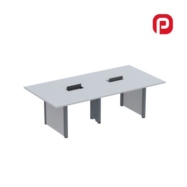 Mesa De Reunião 3200x1200 Mrcpb3212pp Cinza/grafito