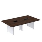 Mesa De Reunião 3200x1200 Mrcpb3212pp Escarlate/branco