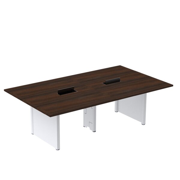 Mesa De Reunião 3200x1200 Mrcpb3212pp Escarlate/branco