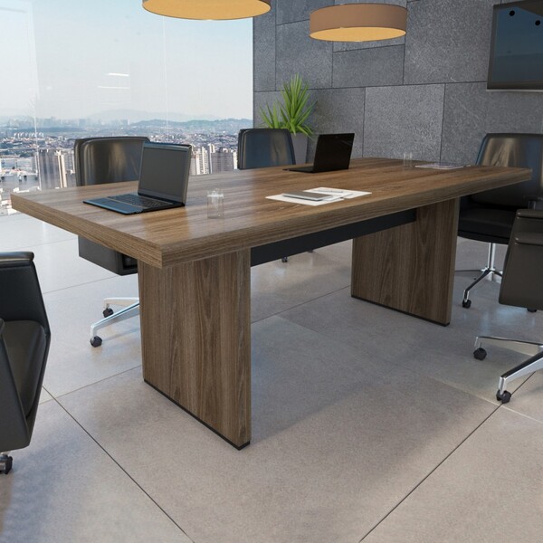 Mesa De Reunião Charuto/preto 006104 - Artany