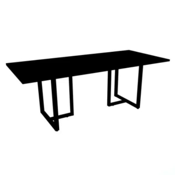 Mesa De Reunião Com Caixa De Tomada Retangular 260 X 120 Cm P