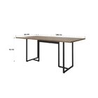 Mesa De Reunião Industrial 180x90cm Prime Pr-23 6 Lugares Esp
