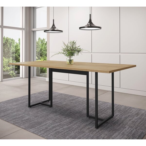 Mesa De Reunião Industrial 180x90cm Prime Pr-23 6 Lugares Esp