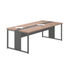 Mesa De Reunião Para Escritório Com Caixa De Tomada