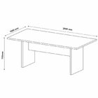 Mesa De Reunião Para Escritório Grande Preto