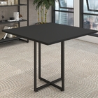 Mesa De Reunião Quadrada Less Preto