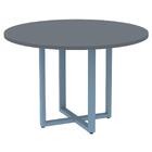 Mesa De Reunião Redonda P25 Pandin 110 Cm (largura) Tampo Mdp