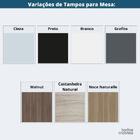 Mesa De Reunião Redonda P25 Pandin 110 Cm (largura) Tampo Mdp