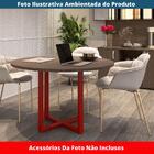 Mesa De Reunião Redonda P25 Pandin 110 Cm (largura) Tampo Mdp