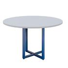 Mesa De Reunião Redonda P25 Pandin 110 Cm (largura) Tampo Mdp