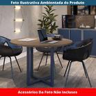 Mesa De Reunião Redonda P25 Pandin 110 Cm (largura) Tampo Mdp