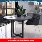 Mesa De Reunião Redonda P25 Pandin 110 Cm (largura) Tampo Mdp