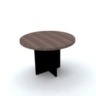 Mesa De Reunião Redonda Pandin Pe40 - Walnut