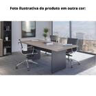 Mesa De Reunião Retangular 200 X 90 Cm Pé Painel Pe25 Em Mdp