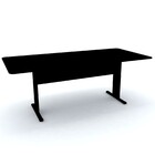 Mesa De Reunião Retangular Pandin Maxxi - Preto