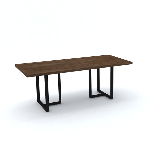 Mesa De Reunião Retangular Pandin Pe40tub - Imbuia