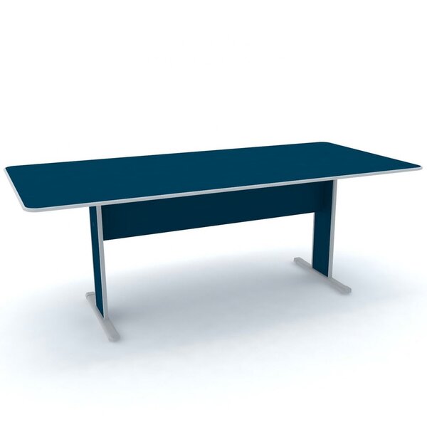 Mesa De Reuniões Ret Mx2000 Maxxi   Cinza/azul