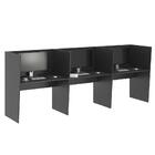 Mesa De Trabalho Call Center 3 Lugares Tripla Fechada